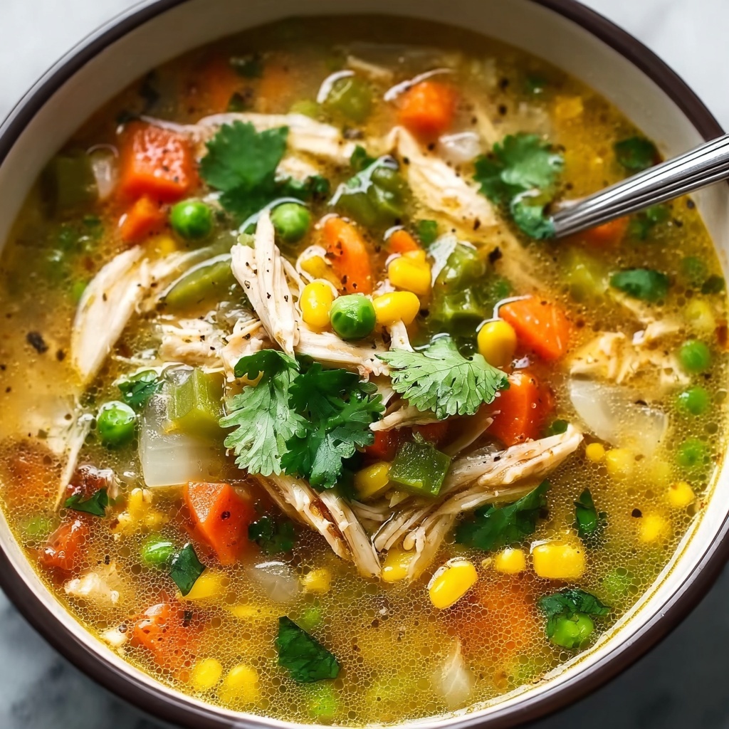 Green Chicken Enchilada Soup Recipe - Recipe Image