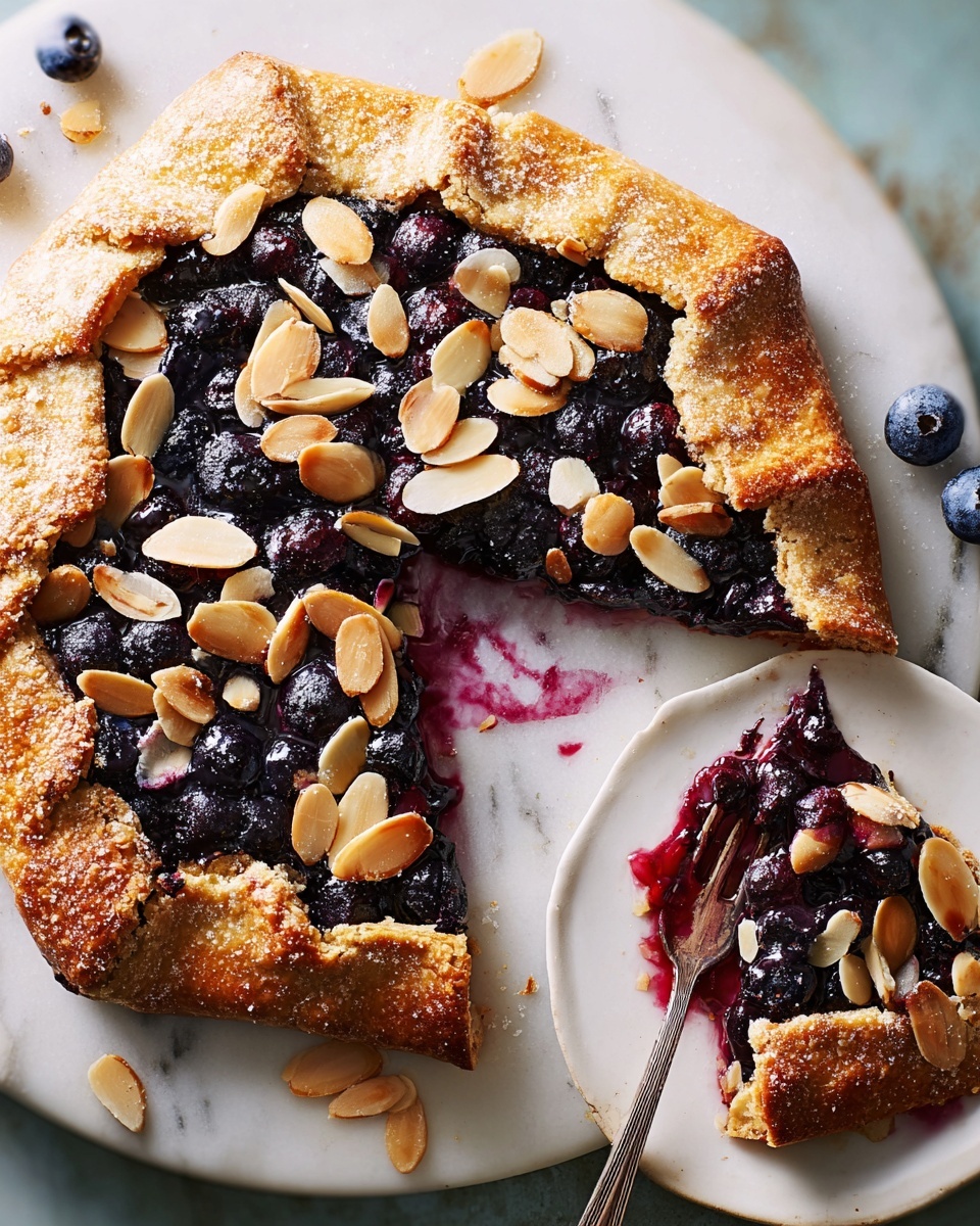 Blueberry & Almond Galette Recipe - Recipe Image