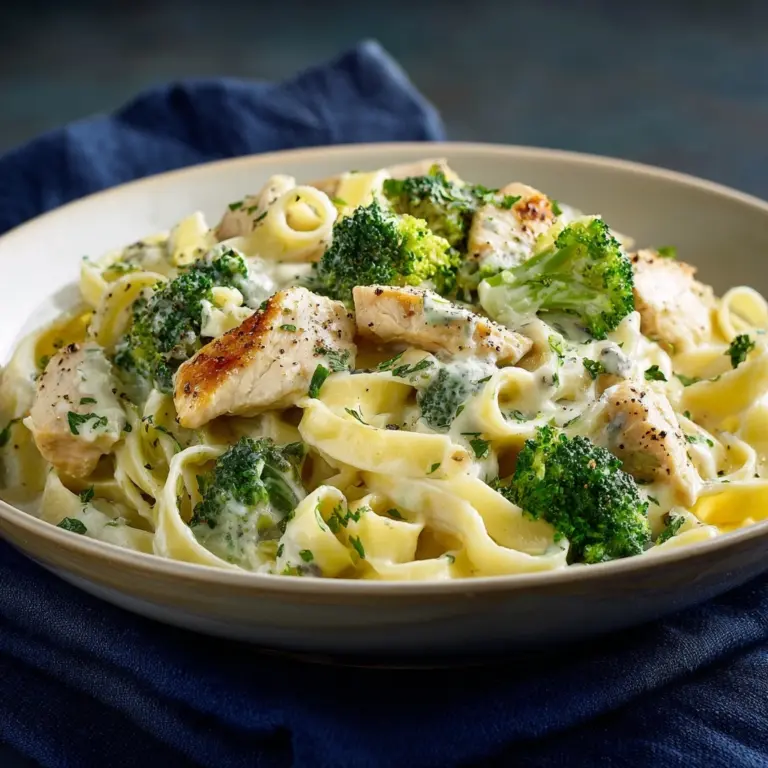 Easy Chicken Broccoli Alfredo for Busy Nights Recipe