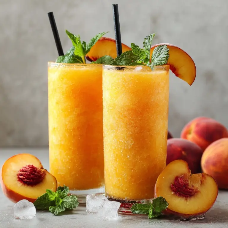 Peach Lemonade Drink Recipe
