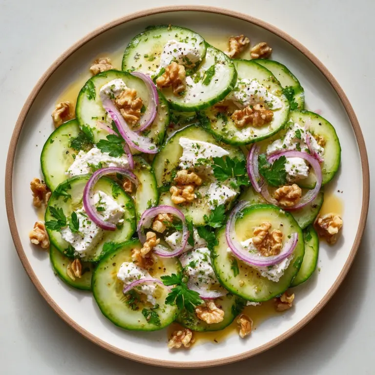 Cucumber Everything Bagel Salad Recipe