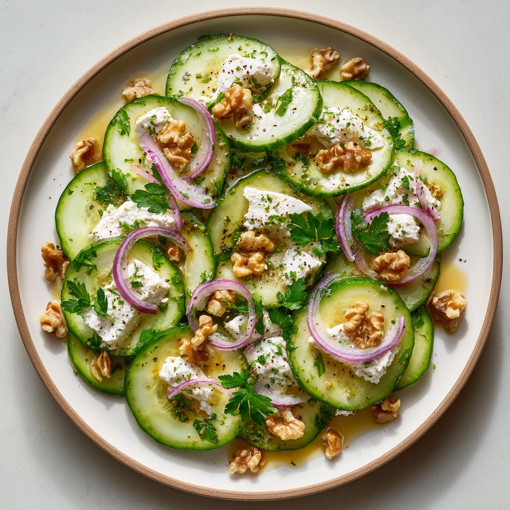 Cucumber Everything Bagel Salad Recipe - Recipe Image