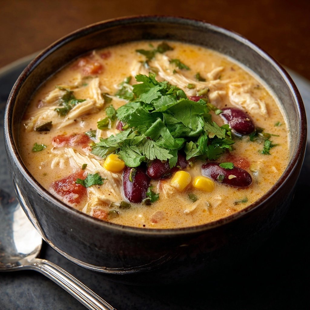Slow Cooker White Chicken Chili Recipe - Recipe Image