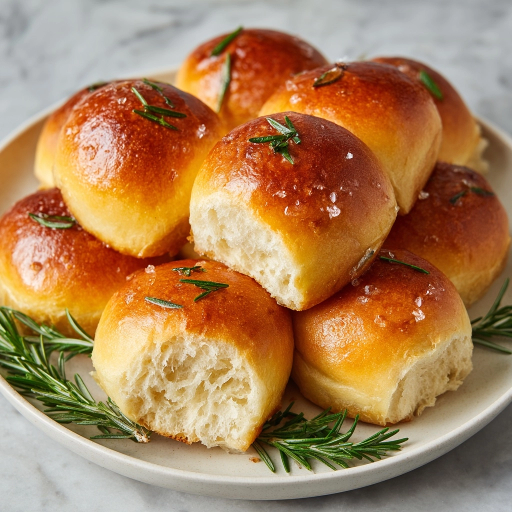 Grandma’s Rosemary Dinner Rolls Recipe - Recipe Image