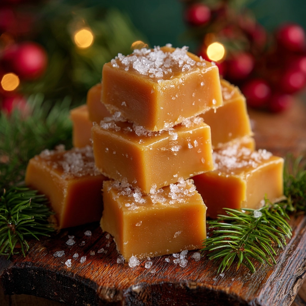 Homemade Christmas Caramels Recipe - Recipe Image