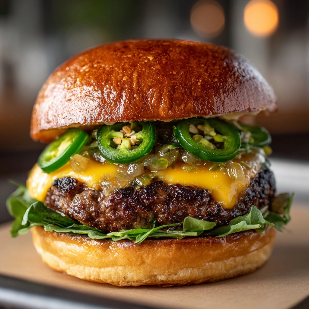 Jalapeño-Onion Smash Burgers Recipe - Recipe Image