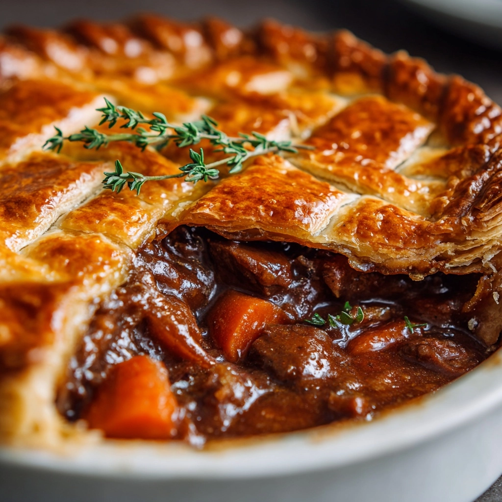 Steak and Onion Pie Recipe - Recipe Image