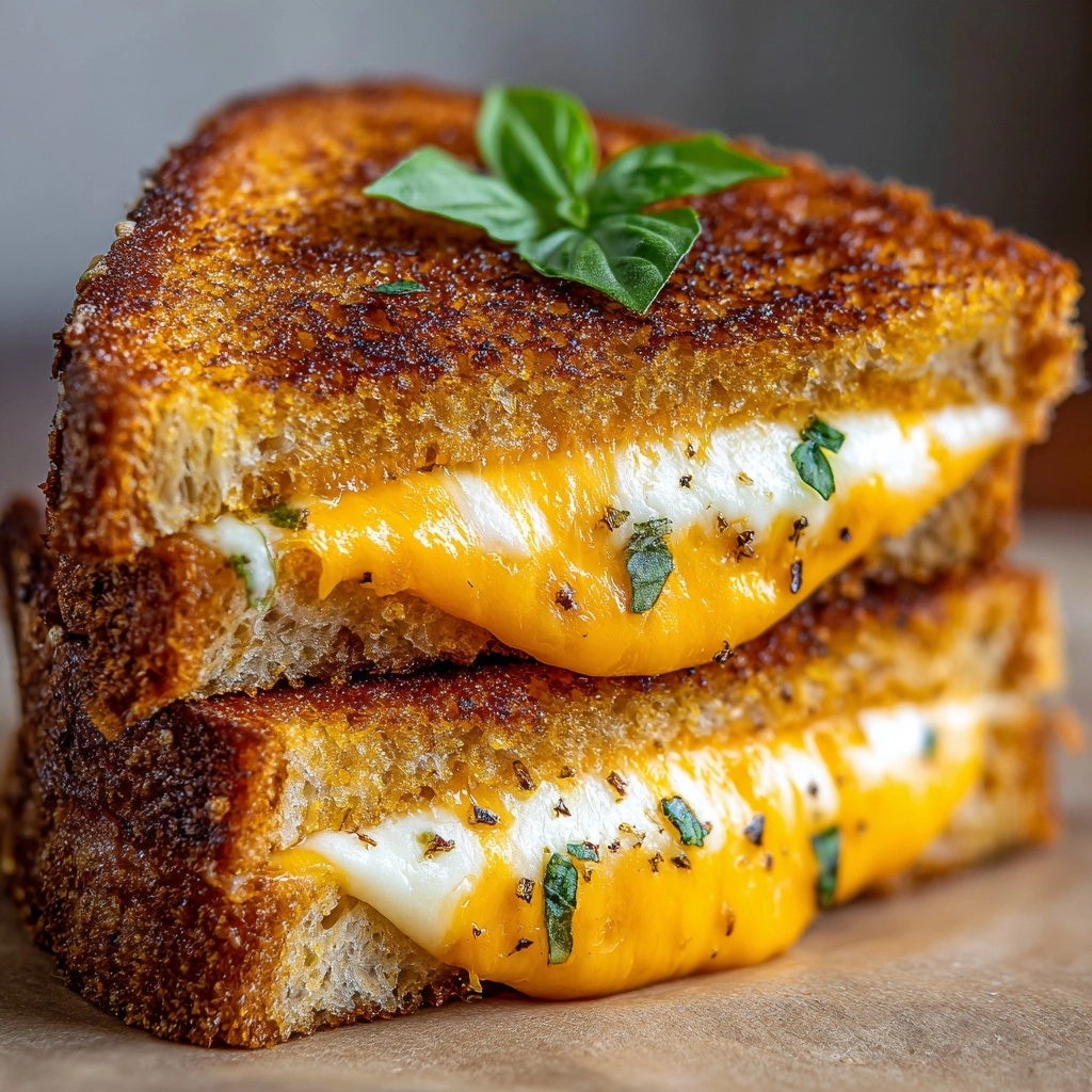 Honey Peach White Cheddar Grilled Cheese Recipe - Recipe Image