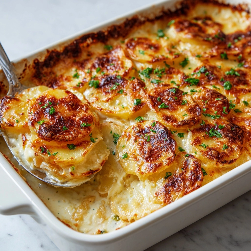 Cheesy Scalloped Potatoes Recipe - Recipe Image