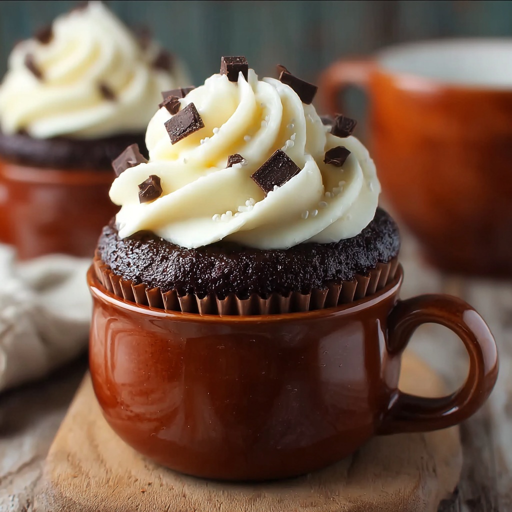 Hot Cocoa Cupcake Mug Recipe - Recipe Image