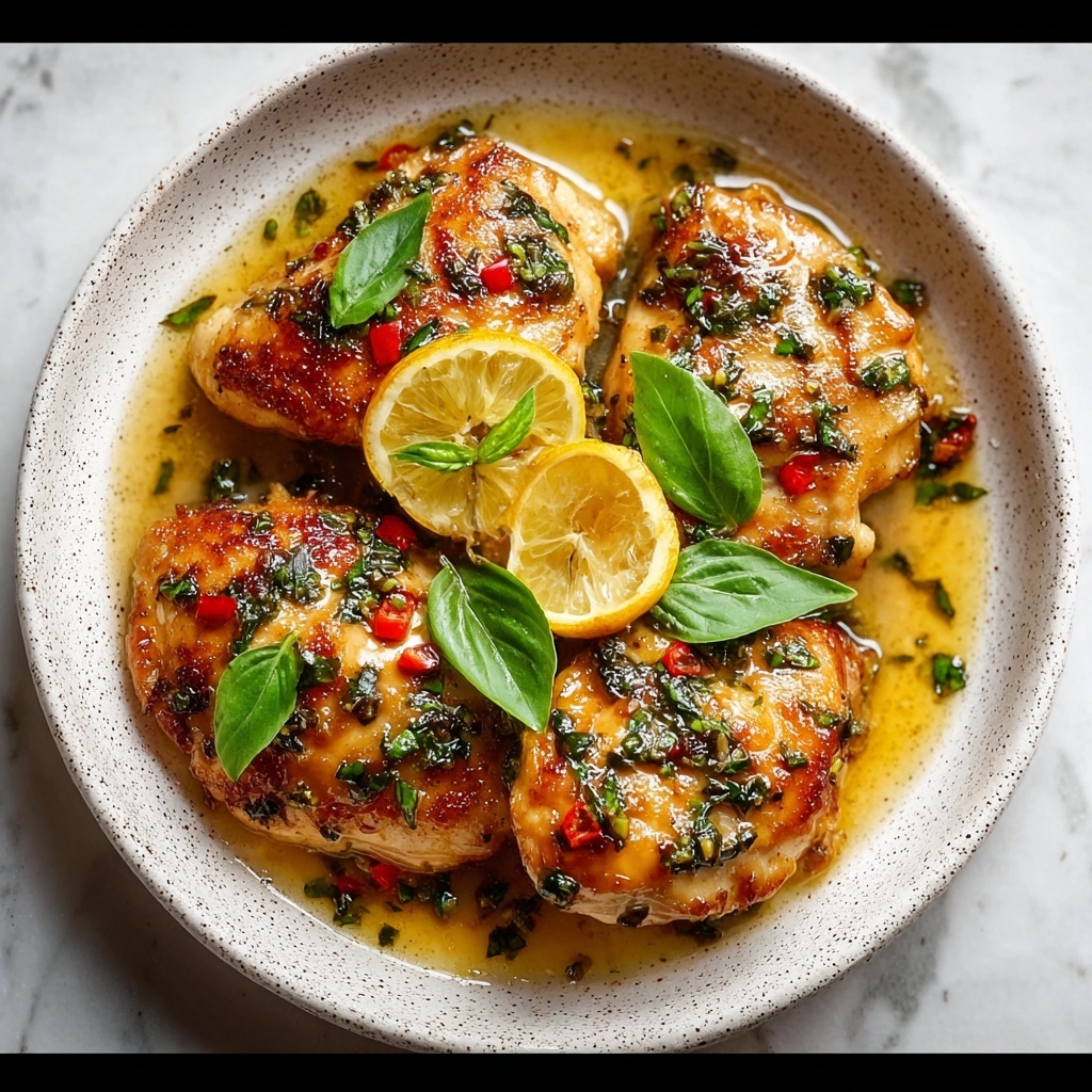 Lemon Basil Chicken Recipe - Recipe Image