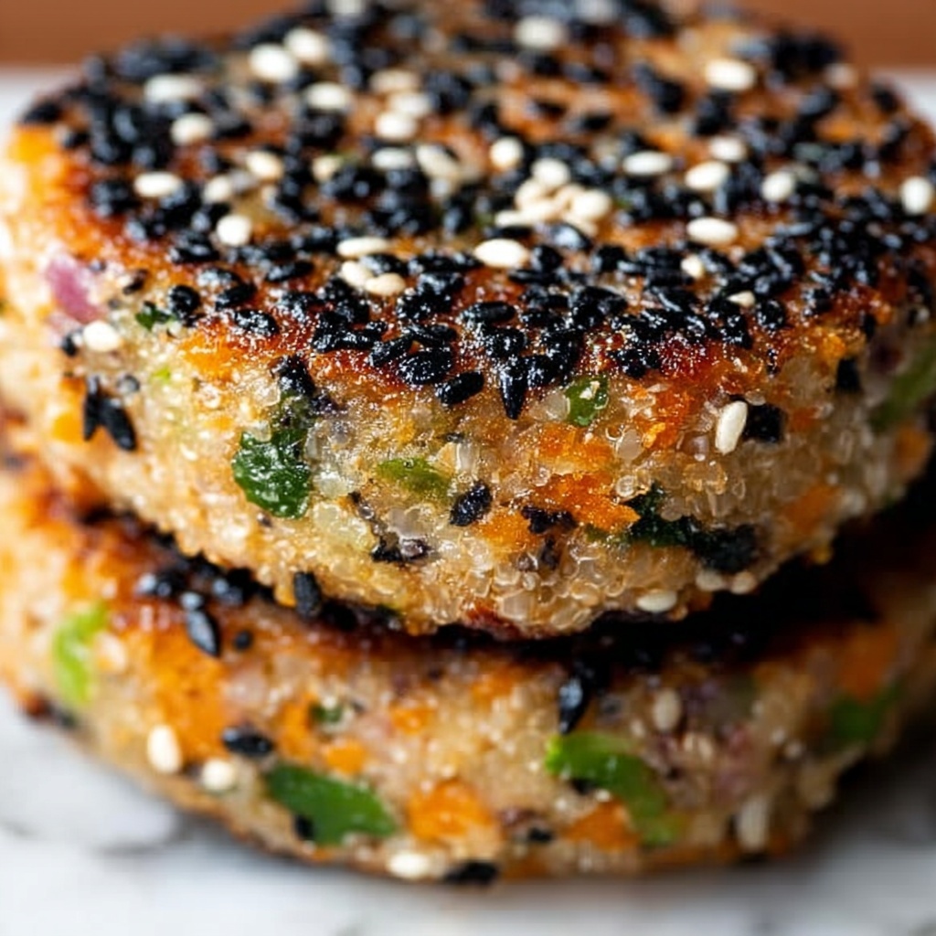 Sesame Crusted Salmon Patties Recipe - Recipe Image