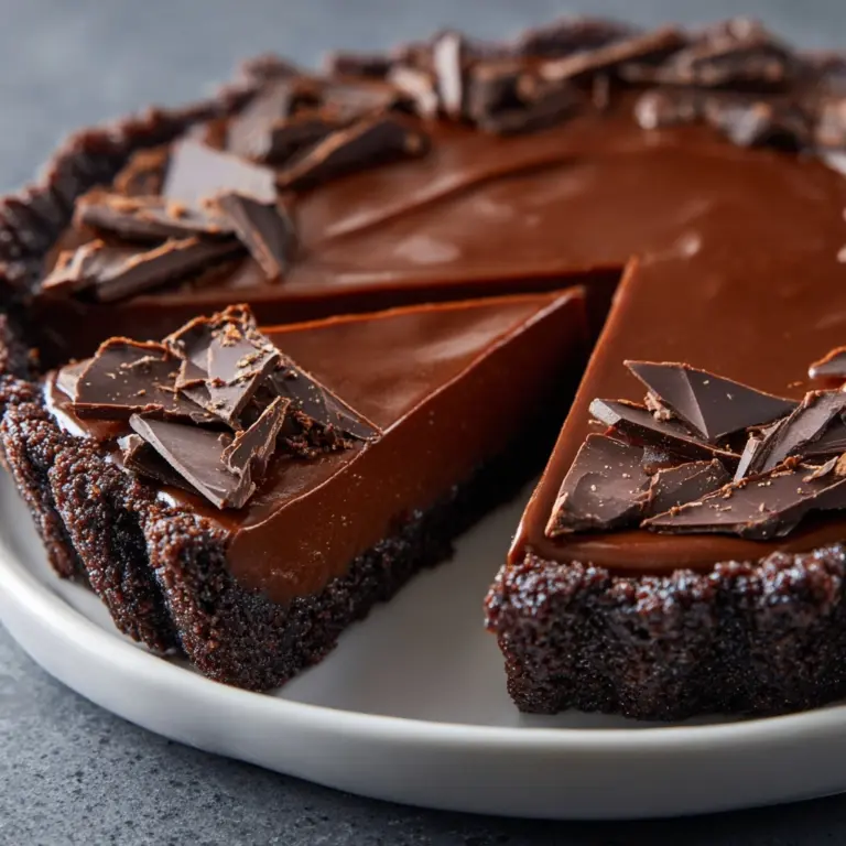 No-Bake Chocolate Pudding Pie Recipe