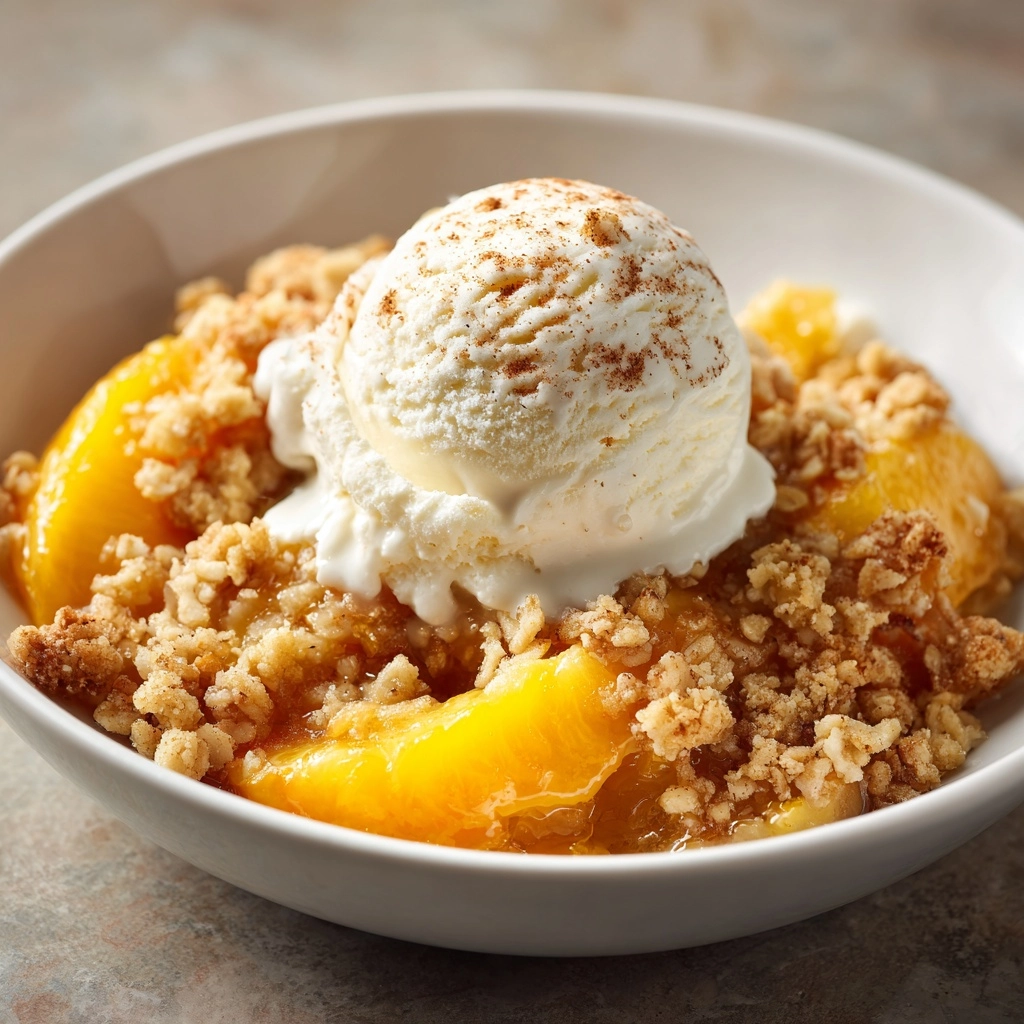 Peach Dump Cake Recipe - Recipe Image