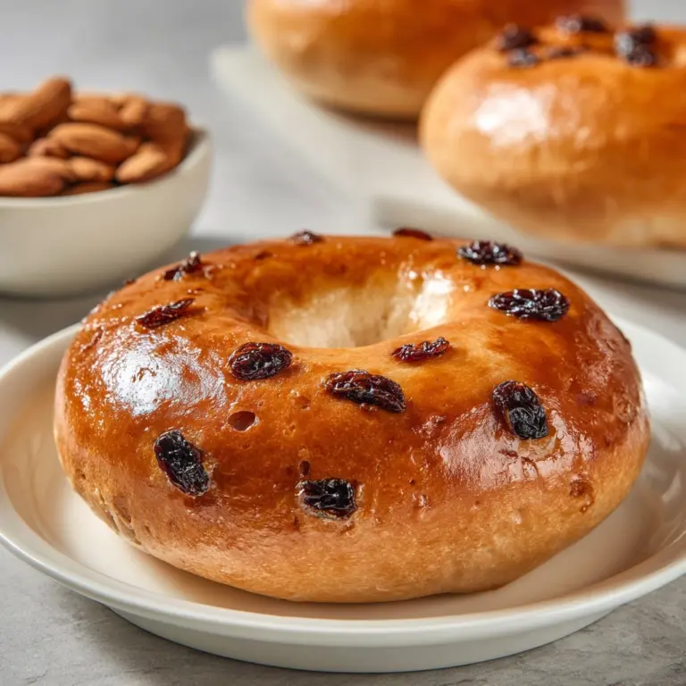 Cinnamon Raisin Greek Yogurt Bagels Recipe