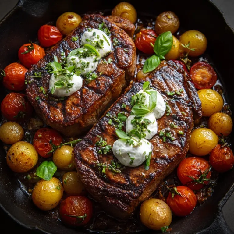 Grilled Steak and Potato Foil Packs Recipe