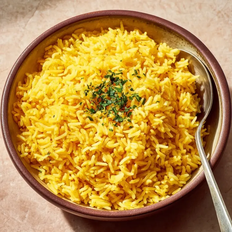 Garlic Turmeric Rice Recipe