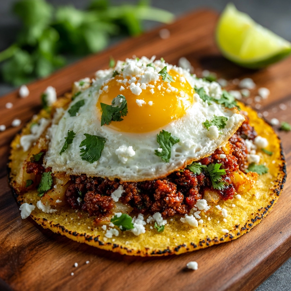 Crispy Potato, Egg & Cheese Taco Recipe - Recipe Image