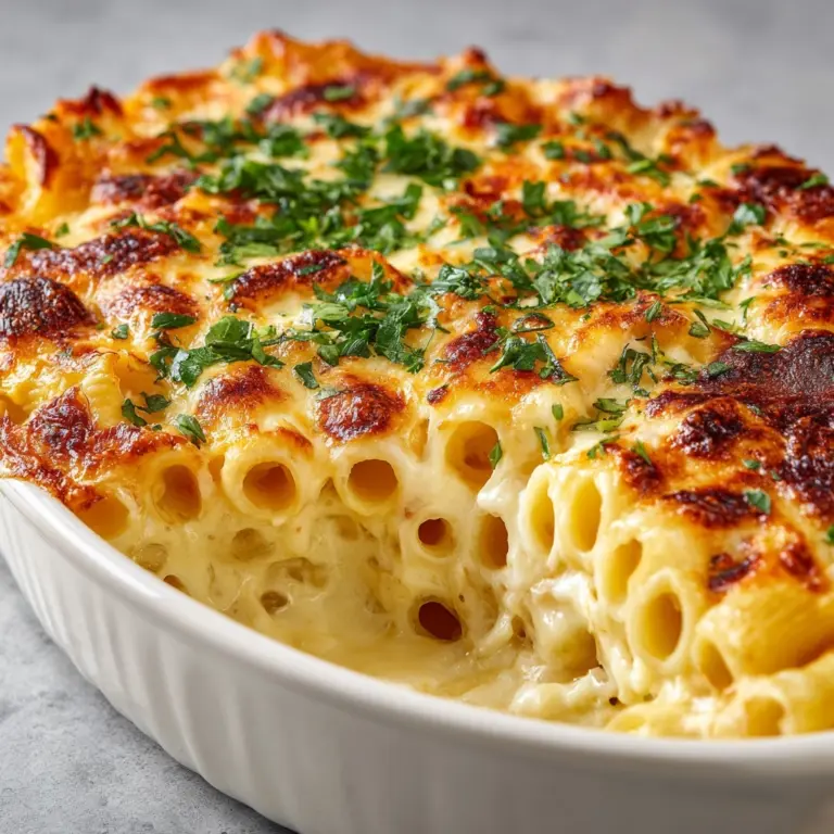 Four Cheese Baked Macaroni Recipe