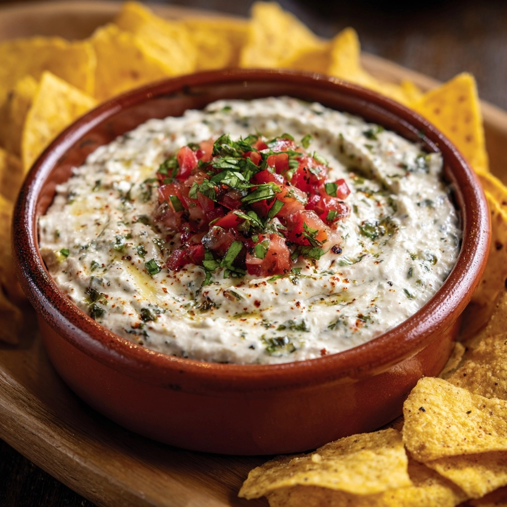 Mexican White Cheese Dip Recipe - Recipe Image