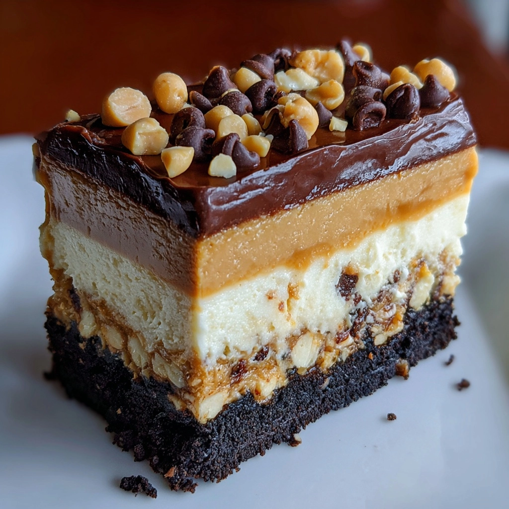 Chocolate Peanut Butter Lasagna Recipe - Recipe Image