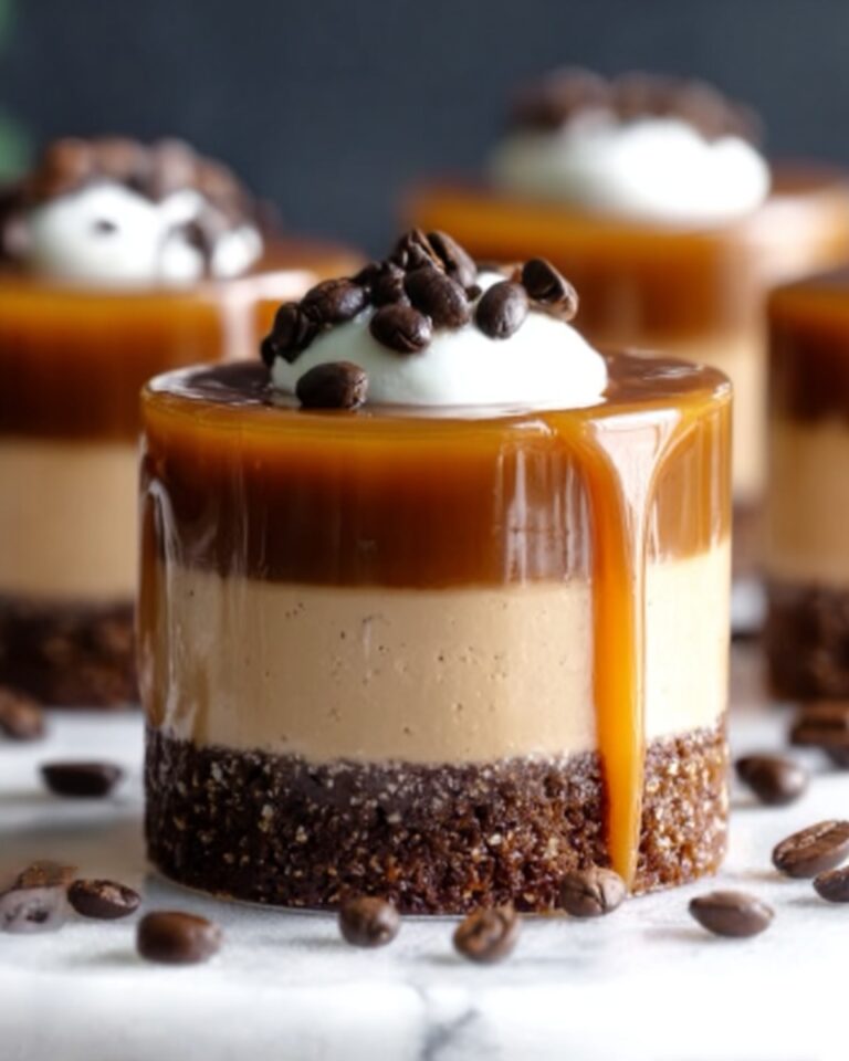 Salted Caramel Mocha Cheesecakes Recipe