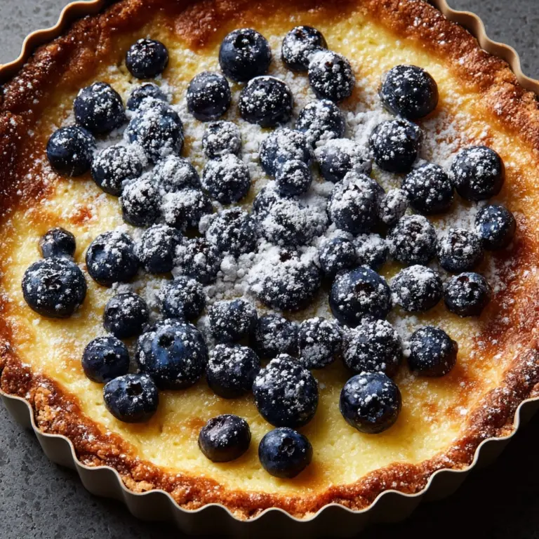 Blueberry Lemon Dutch Baby Recipe