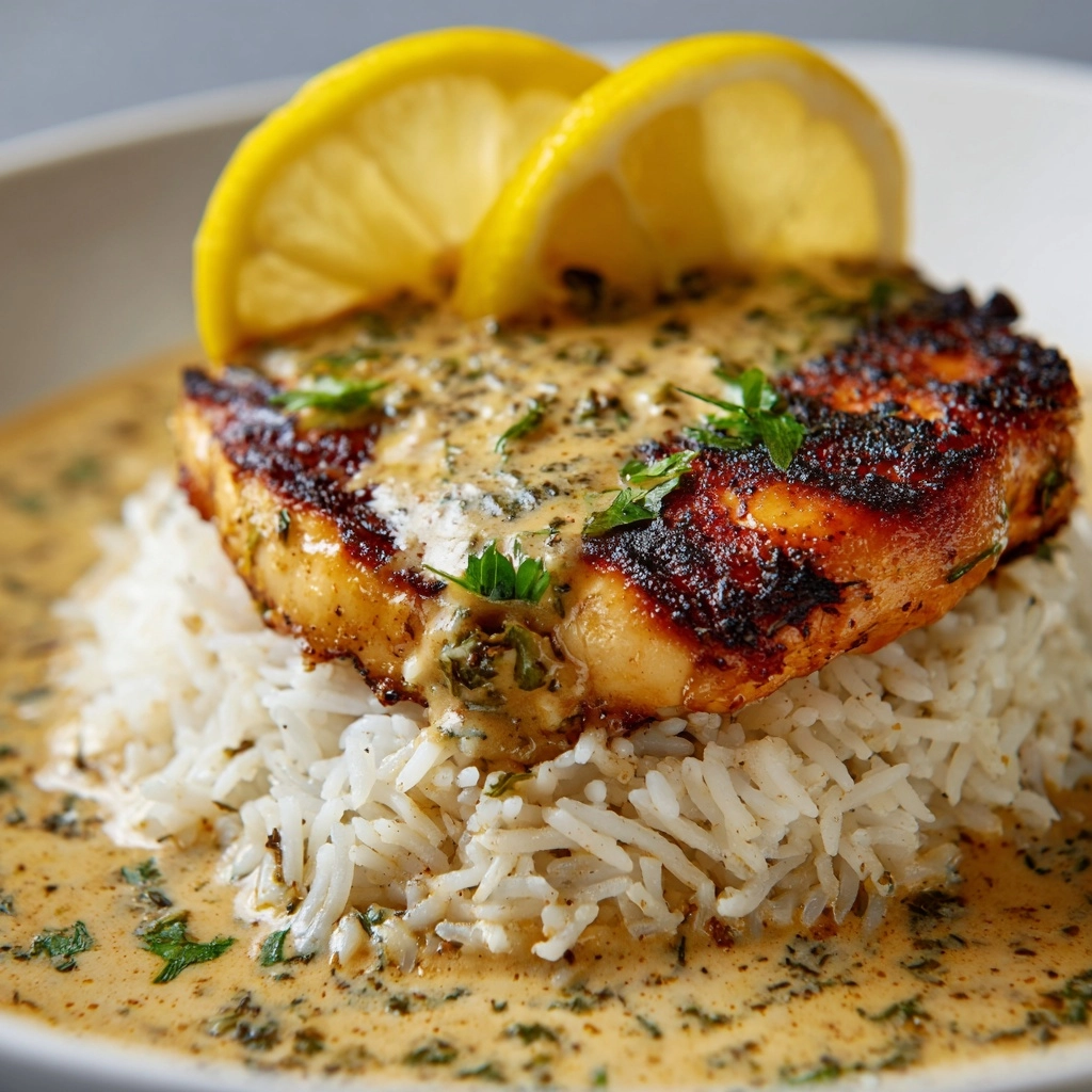 5-Star Slow Cooker Lemon Herb Chicken and Rice Recipe - Recipe Image