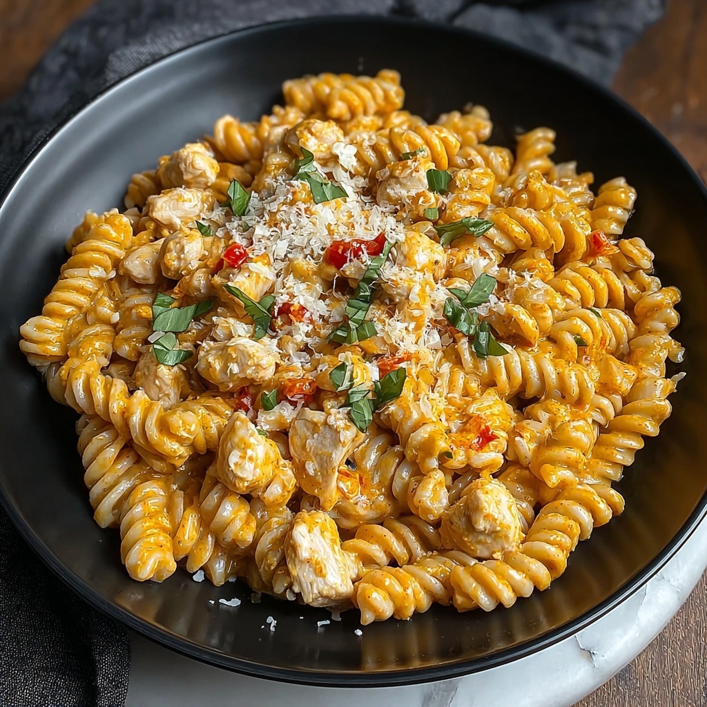 Creamy Rotel Chicken Pasta Recipe - Recipe Image