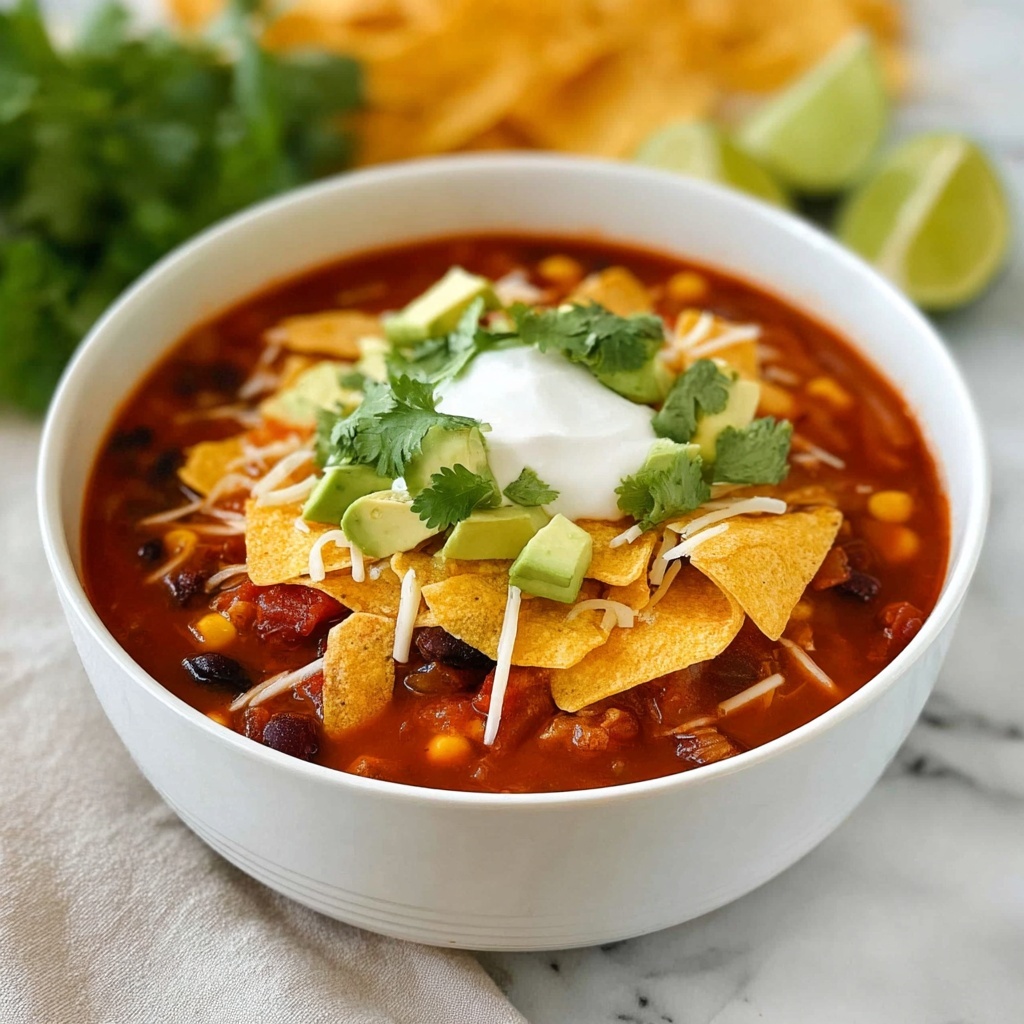 Quick Taco Soup with Pork Carnitas Recipe - Recipe Image