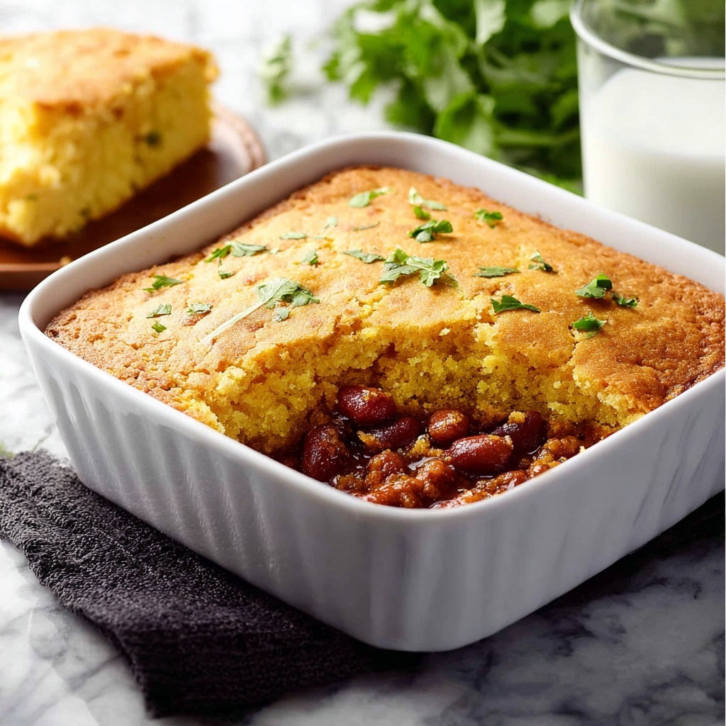 Chili Con Carne Cornbread Pie Recipe - Recipe Image