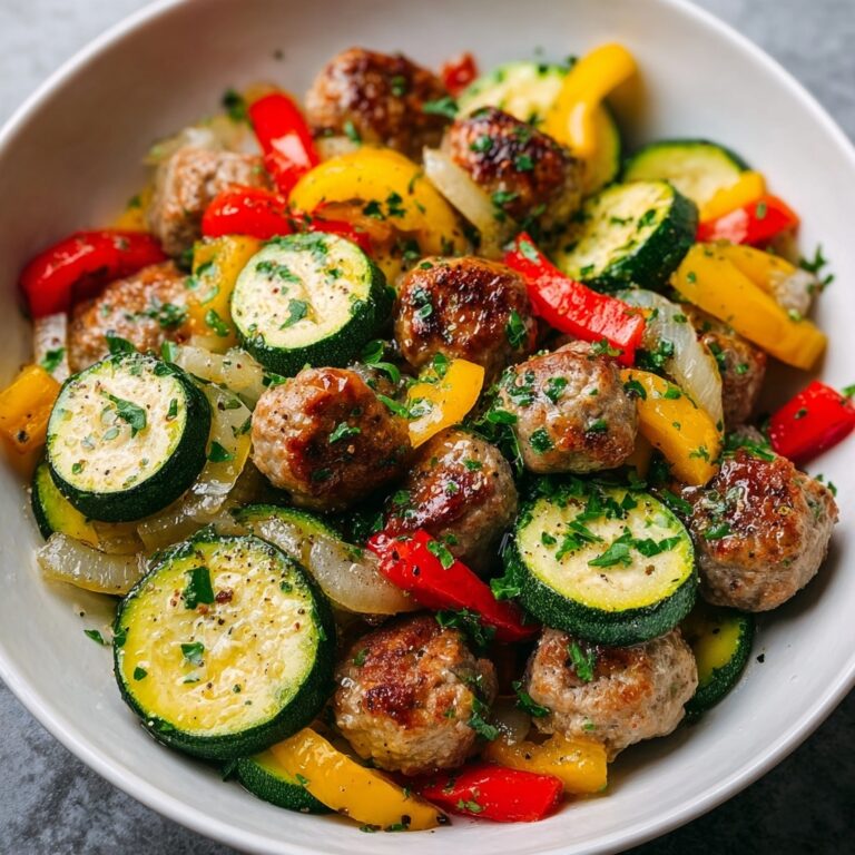 Skillet Sausage and Zucchini Recipe