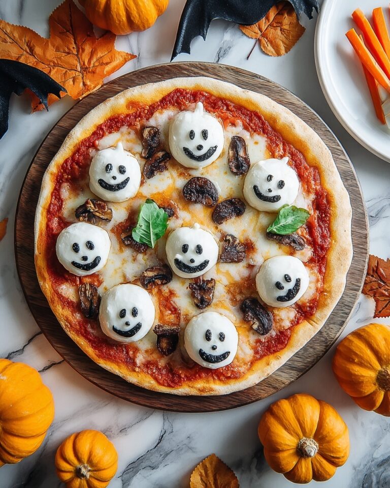 Halloween Pumpkin Pizza Recipe