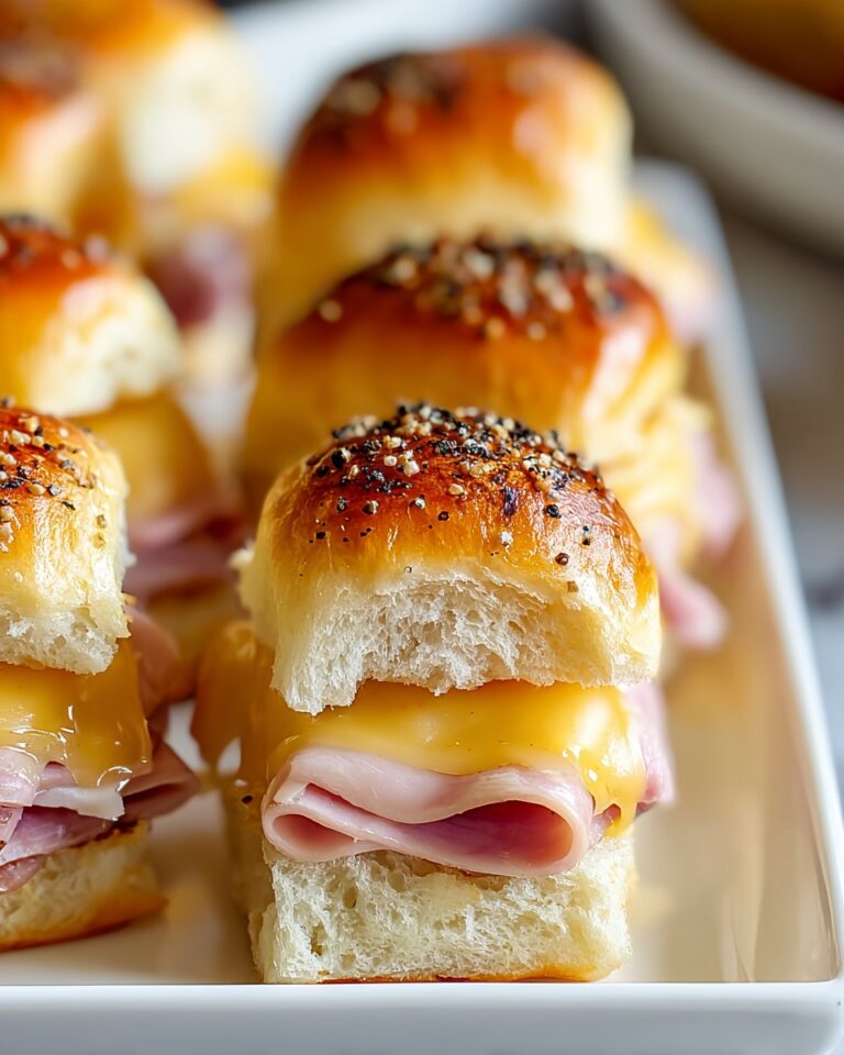Leftover Ham and Cheese Sliders Recipe