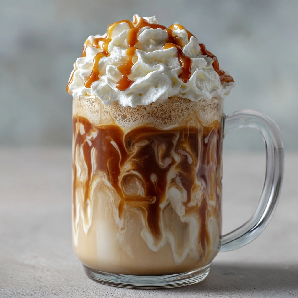 Caramel Hazelnut Iced Coffee Recipe - Recipe Image