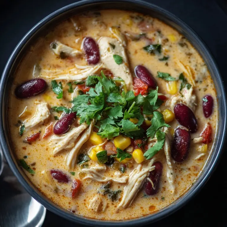 Slow Cooker White Chicken Chili Recipe