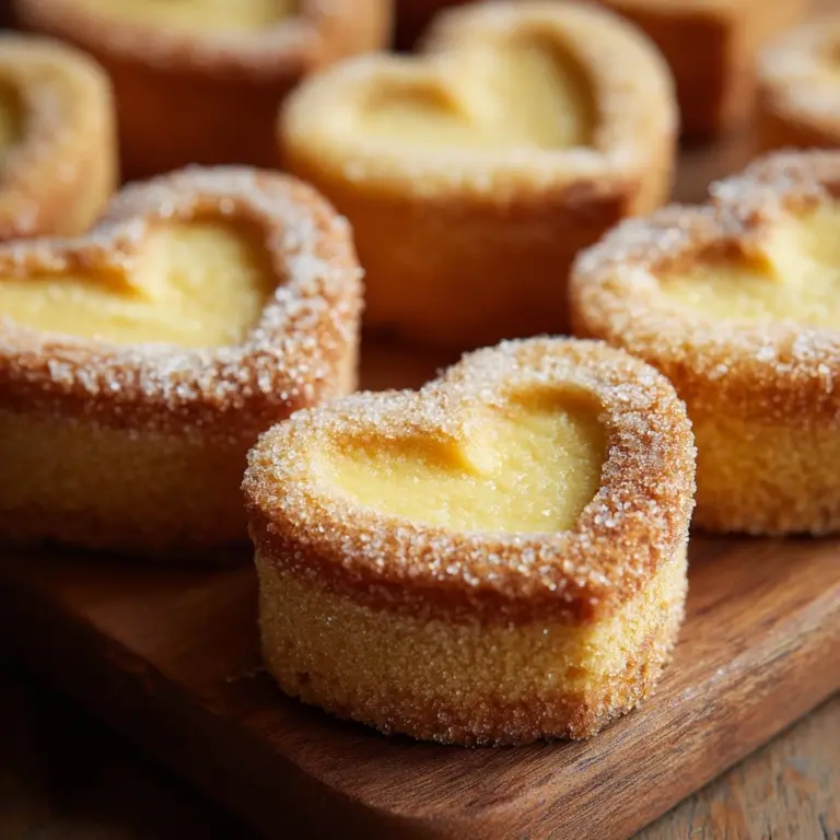 French Toast Churro Bites in Heart Shapes Recipe