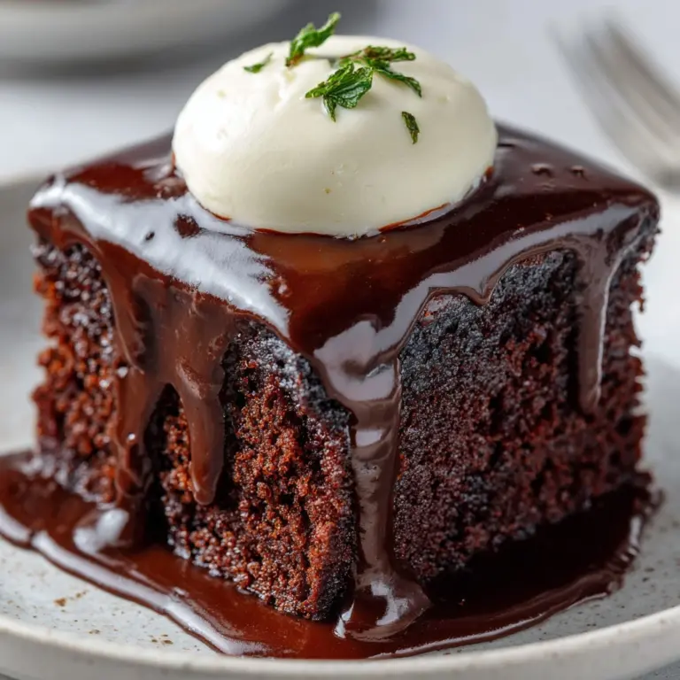 Hot Fudge Cake Recipe