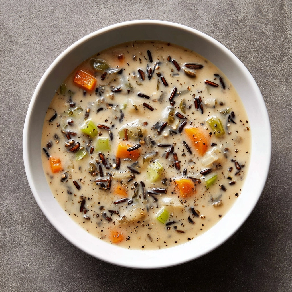 Cozy Autumn Wild Rice Soup Recipe - Recipe Image
