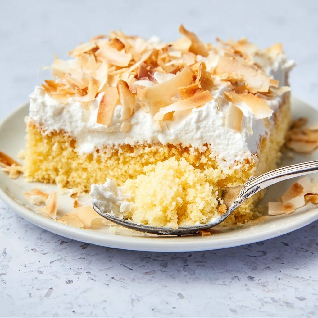 Coconut Poke Cake Recipe - Recipe Image