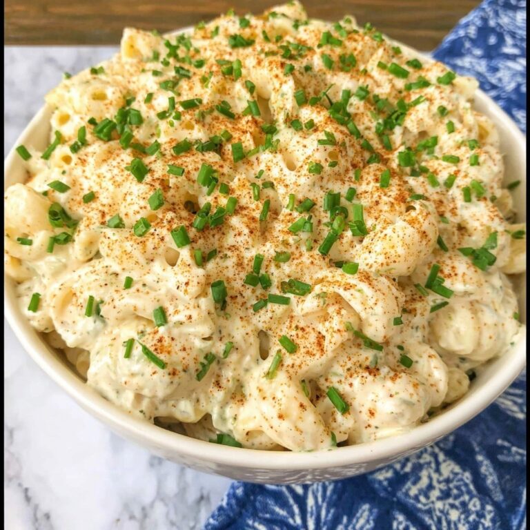 Deviled Egg Pasta Salad Recipe