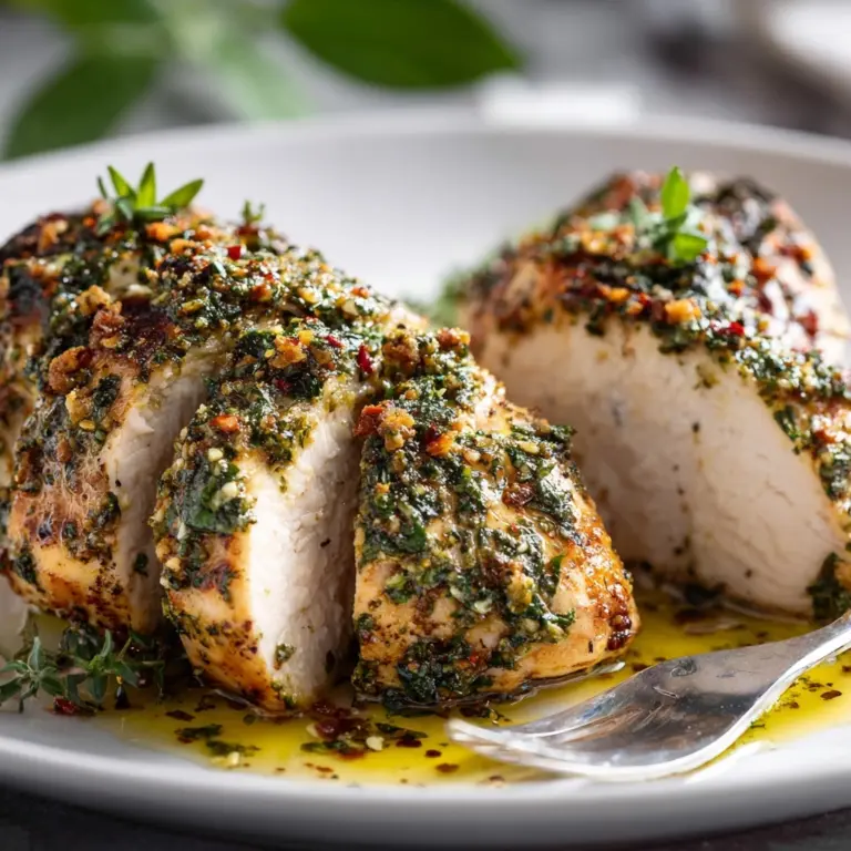 Easy Baked Pesto Chicken Recipe