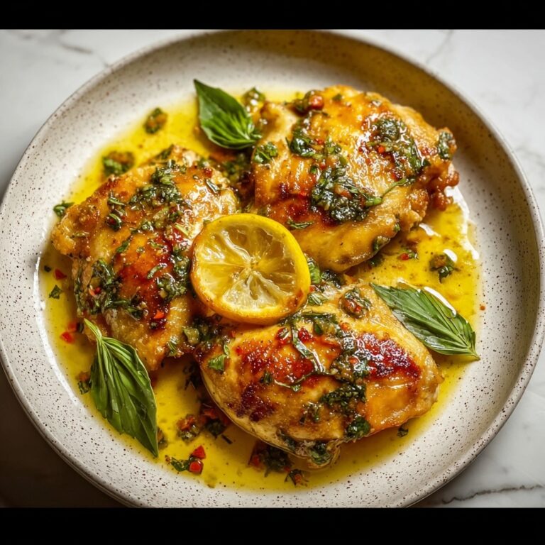 Lemon Basil Chicken Recipe