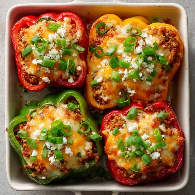 Buffalo Chicken Stuffed Peppers Recipe