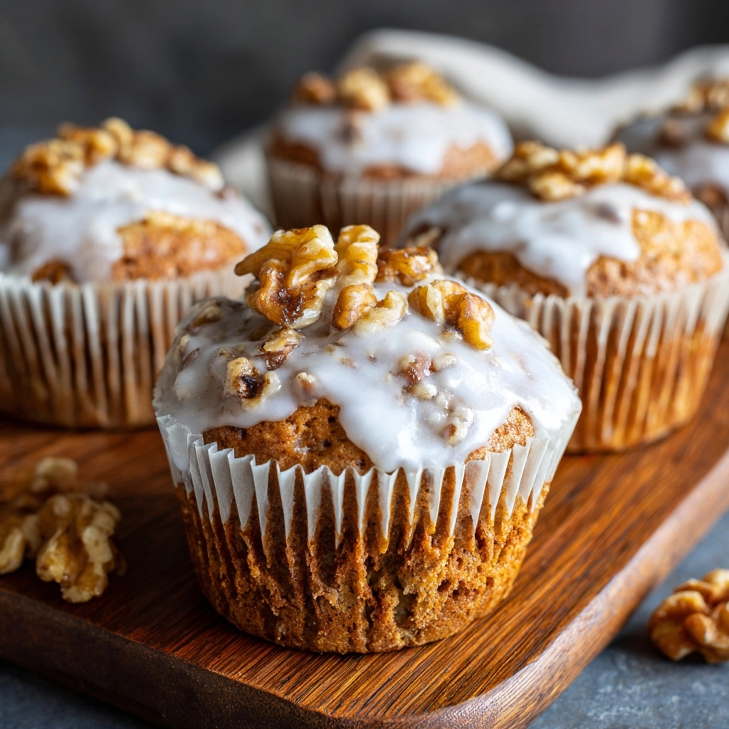 Cinnamon Apple Walnut Muffins Recipe - Recipe Image