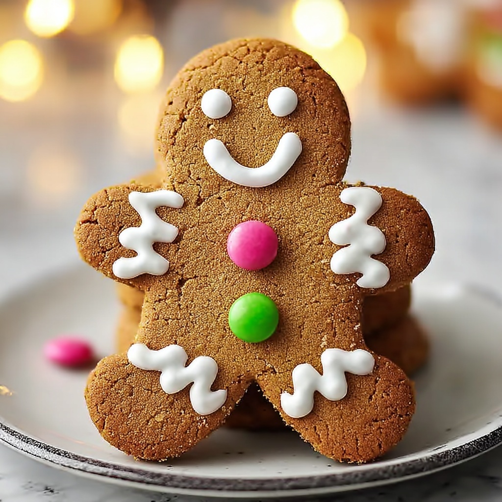 Irresistibly Chewy Gingerbread Man Cookies Recipe - Recipe Image