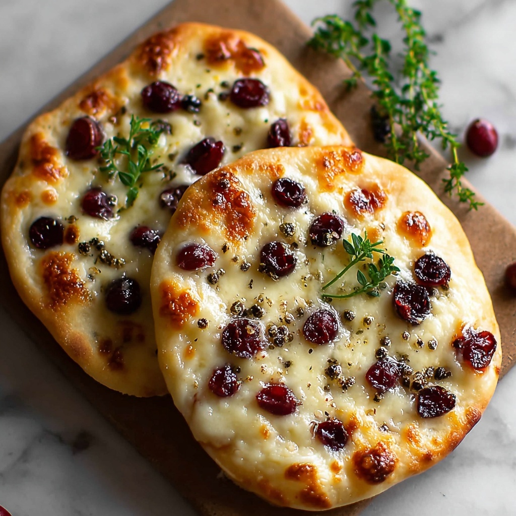Crispy Flatbread Brie Cranberries That Wow Every Bite Recipe - Recipe Image