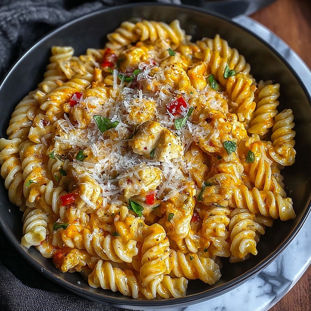 Creamy Rotel Chicken Pasta Recipe - Recipe Image