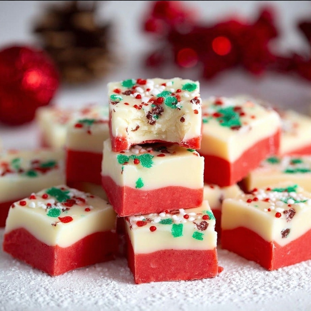 Christmas Cake Batter Fudge Recipe - Recipe Image