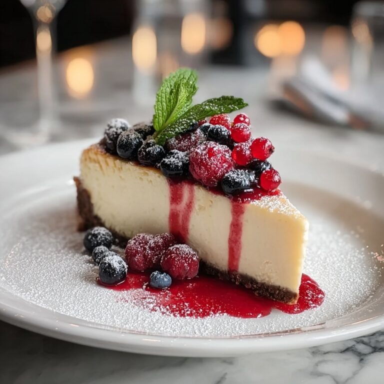 Classic New York Cheesecake Recipe